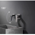 Basin Mixer -  Wall Mounted Bathtub Bathroom Faucet Single Handle Mixer Tap
